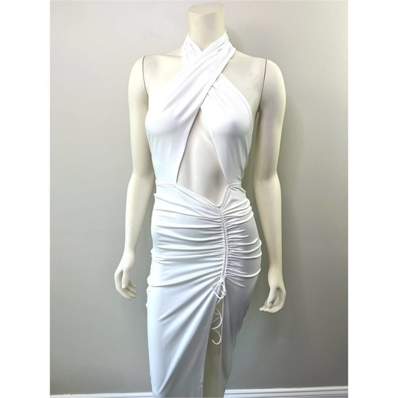 LEAU White Bodycon Dress Size Small - Picture 7 of 14